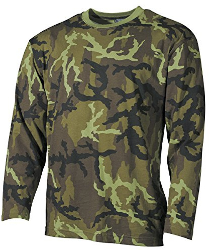 MFH Men's Long Sleeved T-Shirt Czech Woodland