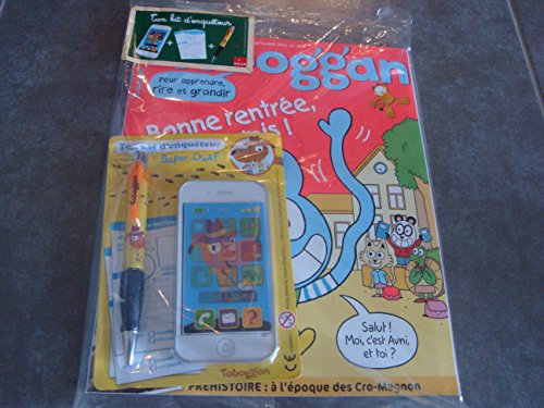 TOBOGGAN N° 406 BONNE RENTRÉE LES AMIS ! +CADEAU TON KIT ENQUÊTEUR + 2 PAGES D'AUTOCOLLANTS !