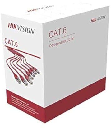BOBINA DE CABLE UTP CAT6E HIKVISION. CERTIFICADO CONDUCTOR COBRE