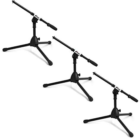 Tiger Pack of 3 Low Level Microphone Stands