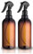 Afufu Flacons pulvérisateur - Plastique - Ambré - Premium - 500 ML avec gâchette de pulvérisation Fine Flacons réutilisables lot de 2