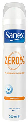 Sanex Deo Zero Sensitive (New Pack), 200 ml