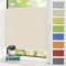 Zarnan Plissee ohne Bohren Blickdicht Beige 55x130cm(BXH) plissee klemmfix UV-Schutz & Lichtfilterung Klemmplisseeses Fenster ohne Bohren Plissee mit Klemmträger easyfix Jalousie für Fenster und Tür