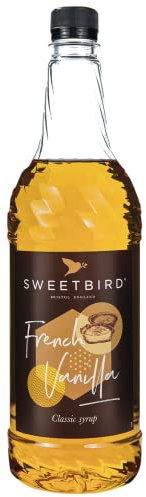 Sweetbird Sirop de vanille française (1 litre) – Convient aux végétaliens