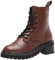 The Drop - Bota militar Sparta para mujer, con cordones y plataforma, 36 EU (color marrón chocolate)
