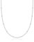 PAVOI 14K White Gold Plated Bead Chain Necklace | Ball Station Chain Necklaces For Women