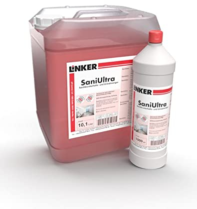 Linker Chemie SaniUltra Sanitär Bad Reiniger 10,1 Liter Kanister ohne Flasche | Reiniger | Hygiene | Reinigungsmittel | Reinigungschemie |