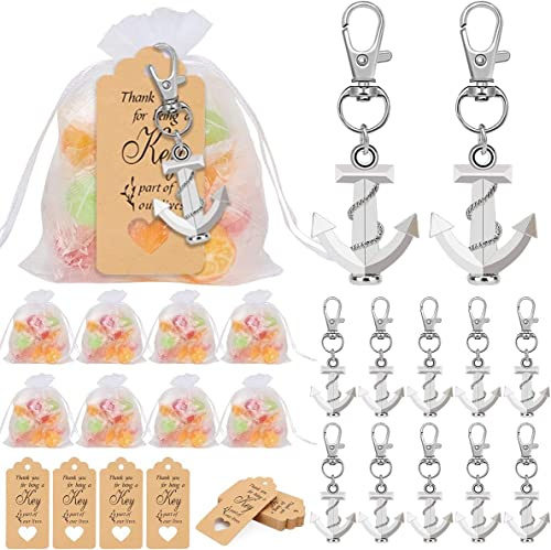 RANJIMA Gastgeschenke Hochzeit 24 Stück Vintage Schutzengel Anhänger Set mit Geschenktaschen, Gastgeschenke Taufe Hochzeit Kommunion Konfirmation Babyfeier Party Mitbringsel für Gäste Tischdeko