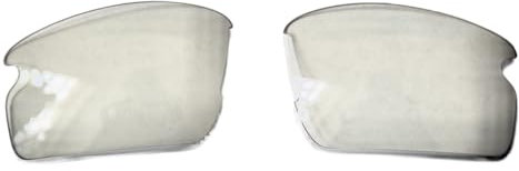 POLARLENS Polarised Replacement Lenses for Oakley Flak Jacket 2.0 - Compatible with Oakley Flak Jacket 2.0 Sunglasses (Clear/Transparent)