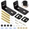 GOYADA Soundbar Bracket - Universal Under TV Mount, Adjustable Shelf Compatible with Bose, JBL, Sonos, Samsung, Majority, SAKOBS