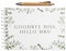 Goodbye miss hello mrs hen party guest book and wooden keepsake pen | hen party accessories | kiss the miss goodbye | hen do accessories | team bride gifts