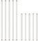 10 Baguettes d’Agitation, d’agitation rondes en verre Verre remuer Rod 5 pcs 30cm et 5 pcs 20cm réversibles pour chimie scientifique, laboratoire, mélange boissons chaudes et froides