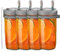 Verre à café glacé,Tumbler Cup Can Shape Verre à bière 4 pièces - Verre à boire Mason Jar pour houblon sec, cocktails, boissons froides, Bubble Tea Novent
