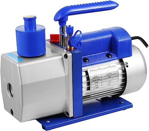 Vacuum Pump 6CFM, Air Conditioning Vacuum Pump Set 1 / 2HP, Vacuum Pump 220 V, Air Conditioning Refrigerant 2-stage Vacuum Pump, Vacuum Pump for Air Conditioning