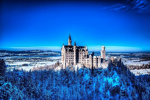 Puzzle 1000 Teile Deutschland Bayern Schloss Neuschwanstein 75 * 50Cm