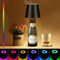 SUNJULY Led Bottle Table Lamp, Rechargeable Lamp, Touch Light with 5200 Mah Battery 3000k + RGB Dimming, Ip54 Waterproof Led Bottle Light for Indoor Outdoor Restaurant Bar