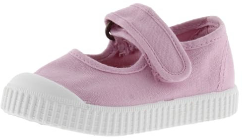 victoria Merceditas Unisex 1915 Lona Drec & Tira Adherente & Refuerzo Puntera 136605 para Niños Petalo 31