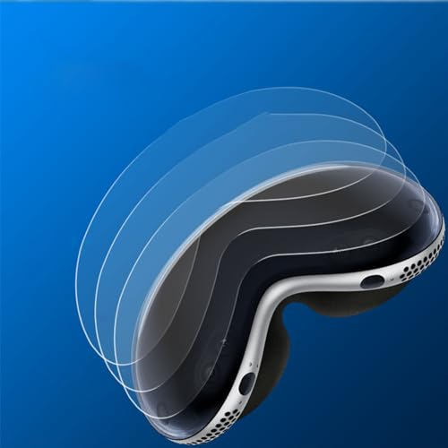 3er-Pack Hydrogel-Folie für Vision Pro VR-Headset-Linse, Transparente Weiche TPU-Schutzfolien kompatibel mit Apple Vision Pro 2024, VR-Brille Hochauflösende blasenfreie Schutzfolie, Blu-ray