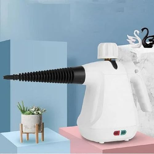 Deals Pulitore a Vapore Portatile, Pulitori a Vapore Portatili Multiuso con Accessori per Rimuovere le Macchie da Pavimento, Moquette, Tende, Seggiolini Auto, Cucina, Bagno