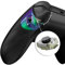 eXtremeRate Flexor Clicky Grip Trigger Stop Kit per Xbox Series X/S Controller,Cover Gomma Impugnatura Ergonomica Trigger Stopper per Xbox Series X/S Joystick-Camaleonte Verde Viola