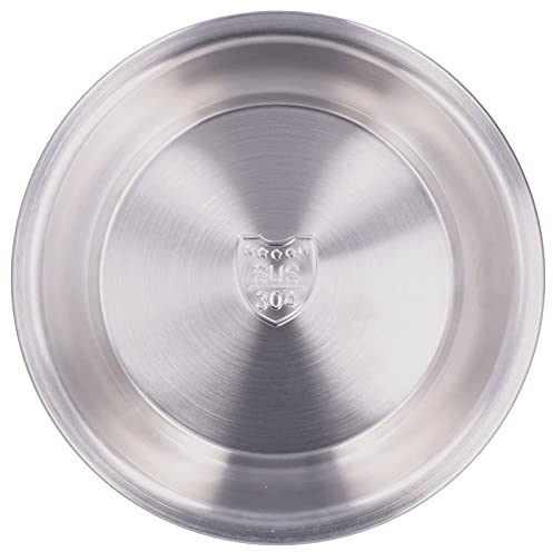 Plato Hondo De Acero Inoxidable 304: Ideal Para Uso Doméstico Y Profesional(Lizhi 304 deep plate: 22cm)