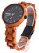 COSMEVIVI Montre Femme Unique Bracelet en Bois Léger Confortable Et Élégant Noyer
