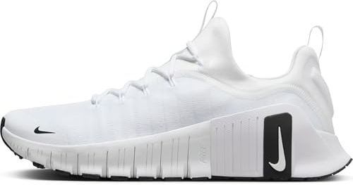NIKE Free Metcon 6, Sneaker Hombre, White/Black/White, 44 EU