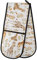 Oven Gloves Double Oven Gloves Giraffe Forest Animals Oven Mitts Pot Holder Heat Resistant Quilted for BBQ Baking Kitchen Cooking Gloves