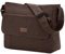 Chase Chic Canvas Umhängetaschen Damen Herren, Große Schultertasche Messenger Tasche Casual Tote Bag für Arbeit/Reisen/Schule(Kaffee)