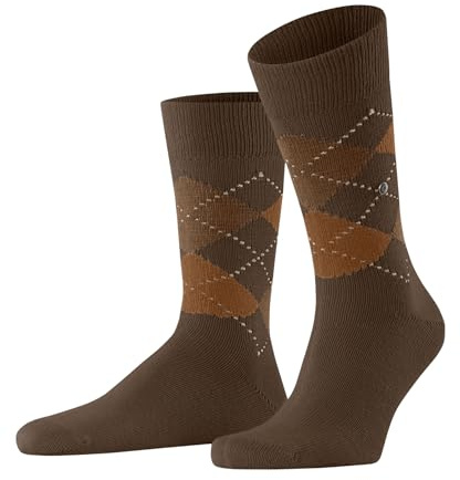 Burlington Herren Socken Preston M So weich und warm gemustert 1 Paar, Braun Caramel 5042, 40-46