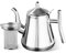 Tetera De Acero Inoxidable Con Infusor Extraíble, Tetera Con Filtro De 1 L, Tetera Acero Inoxidable, Tetera Con Infusor, Tetera Infusiones Para Cocina De Inducción, Cocina De Cerámica Eléctrica
