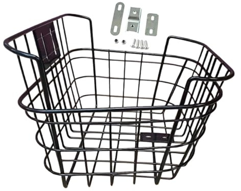 Milageto Panier de vélo électrique Avant et arrière, Universel, Pratique et léger, Porte-Bagages pour Parc, Fournitures de vélo décontractées