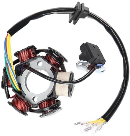 Motorrad Lgnition Magneto Für Gy6 50cc 70cc 90cc 110cc 125cc ATV Quad Pocket Bike Motorrad 6 Pole 5 Drähte Halbwellenzündung Magneto Stator