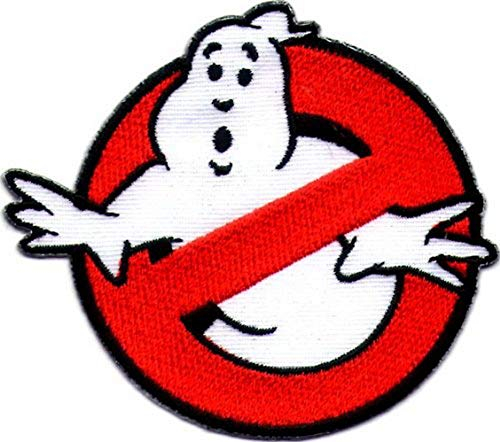Lucky Patches, Aufnäher, Applikation, Aufbügler, Iron on Patch - Ghostbuster, Geisterjäger, The Real Ghostbusters - Ø 7,5 cm