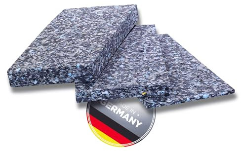 Saarschaum Verbundschaum Platten RG 80 • 202x102x7cm • Premium Verbundschaumstoff Schaumstoffplatten • Hartschaumstoff Meterware • Schwerschaum Dämmplatten Schallisolierung