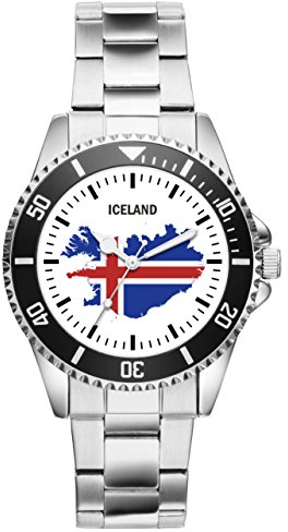 KIESENBERG Uhr - Island Geschenk Artikel Idee Fan Uhr 1116