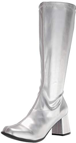 Ellie Shoes Stivali da donna Go-Go, argento, 41.5 EU