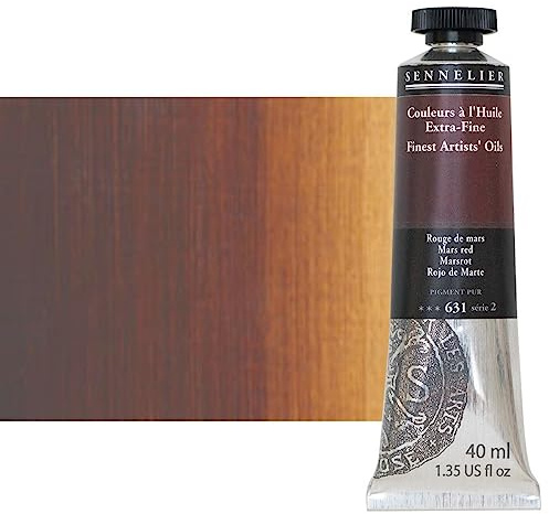 Sennelier Artists' Oil Color, 40ml Tube, Mars Red S2