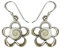 Chic-Net Shivaauge Ohrringe Blume ca. 1-8 cm Durchmesser Shiva Auge eye 925er Sterling Silber Ohrhänger