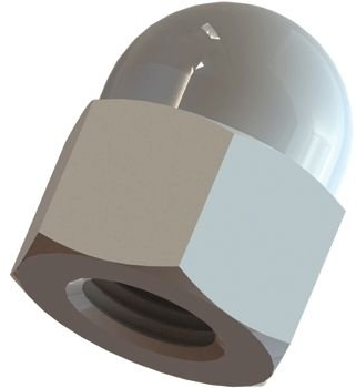 Kunststoff Hutmutter M6 DIN EN 34814 1587 10 Stück