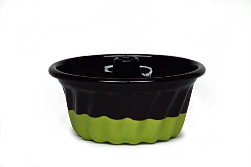 Riess, 0548-572, Guglhupfform, Durchmesser 12 cm, Truehomeware, SCHOKO/PISTAZIE, EDITION SARAH WIENER, Emaille