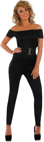 Fun Shack Kostüm Sandy Grease Damen, Rock n Roll Outfit, Perfekt für Karneval und Mottopartys, S