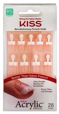 Kiss Salon Acrylic French Nail - 62281 Pet Peeve