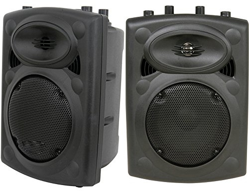 Pair of- 200W 8” Passive Moulded Speaker -Shock Proof 8 Ohm- Night Club Speakon