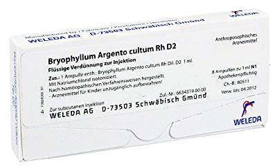 Bryophyllum Argento Cultum Rh D 2 Ampullen