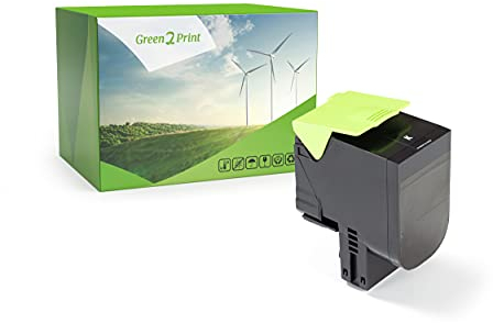 Green2Print Toner schwarz 2500 Seiten ersetzt Lexmark 80C0S10, 800S1, 80C2SK0, 802SK, 80C2SKE, 802SKE passend für Lexmark CX310N, CX310DN, CX410DE, CX410DTE, CX410E, CX510DE, CX510DHE, CX510DTHE