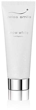 Swiss Smile Snow White Whitening Zahnpasta 75ml inkl. 2 Kohlezahnbürsten + Dentalsticks