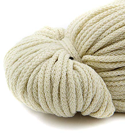 NTS Nähtechnik 100m Kordel, 100% Polyester, Farbauswahl, Breite: 3 mm (Creme)