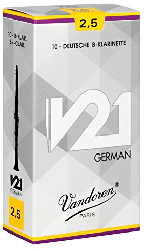 Vandoren Blatt Bb-Klarinette Deutsch V21 Stärke: 2 1/2
