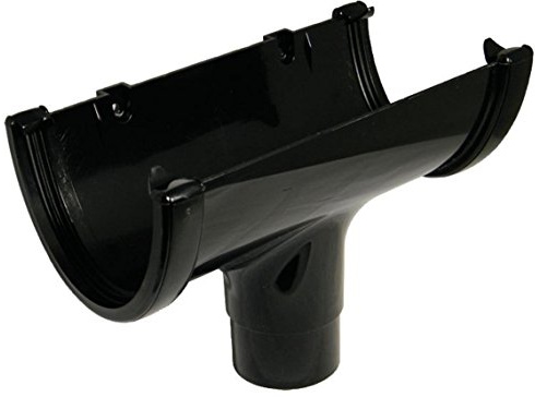 (Running Outlet) in the Floplast (Black) Hi-Cap Guttering Range Gutter:115mm DOWNPIPE: 68 or 80mm Select Individual Components as Required